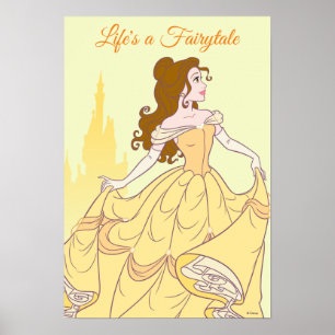 Belle & Castle Graphic Poster