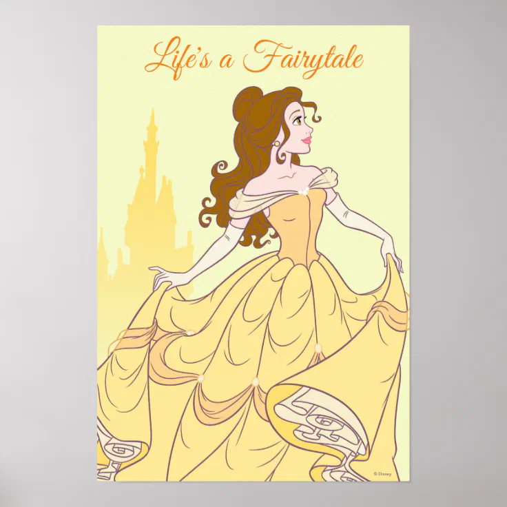 Belle &amp; Castle Graphic Poster | Zazzle