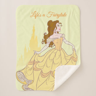 Belle & Castle Graphic Sherpa Blanket