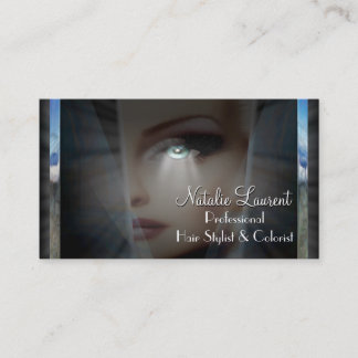 Belle Dame Unique Hairstylist Salon 3.5" x 2.0" Business Card