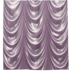 Belle Drape Lavender Rue Elegant Pattern Shower Curtain