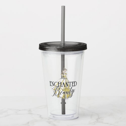 Belle  Enchanted Beauty Acrylic Tumbler