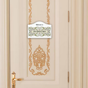 Belle Époque Blooming Door Sign