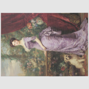 BELLE ÉPOQUE ENGLISH GARDEN Portrait Art Tissue Paper