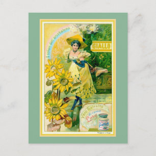 Belle epoque Italian meat extract advertising Postcard