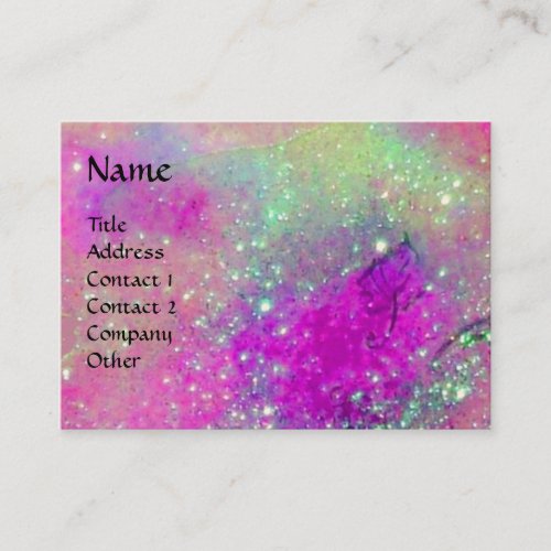 BELLE EPOQUE  LADIES WITH COLORFUL FEATHERS BUSINESS CARD