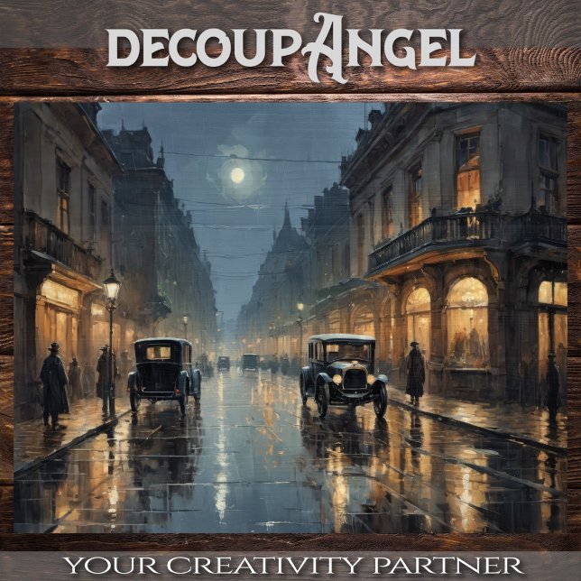 Belle Époque Street Lights - Decoupage - Tissue Paper (Creator Uploaded)