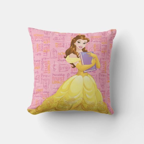 Belle  Express Yourself Throw Pillow