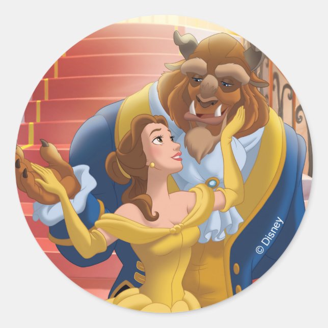 Belle | Fearless Classic Round Sticker (Front)