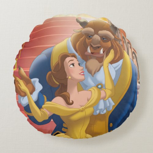 Belle  Fearless Round Pillow