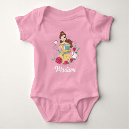 Belle &amp; Friends Bookish Blooms Baby Bodysuit