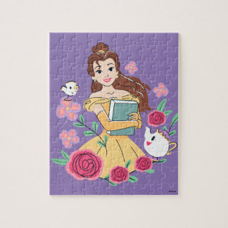 Belle & Friends Bookish Blooms Jigsaw Puzzle