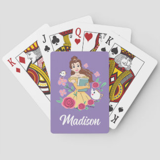 Belle & Friends Bookish Blooms Poker Cards