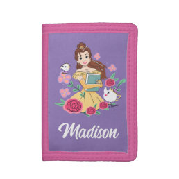 Belle &amp; Friends Bookish Blooms Trifold Wallet
