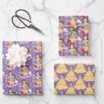 Belle &amp; Friends Bookish Blooms Wrapping Paper Sheets