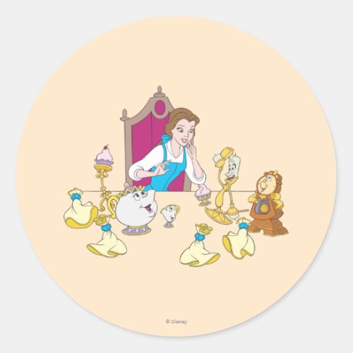 Belle  Friends Classic Round Sticker