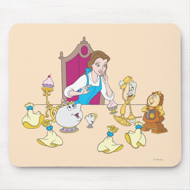 Belle & Friends Mouse Pad (Front)