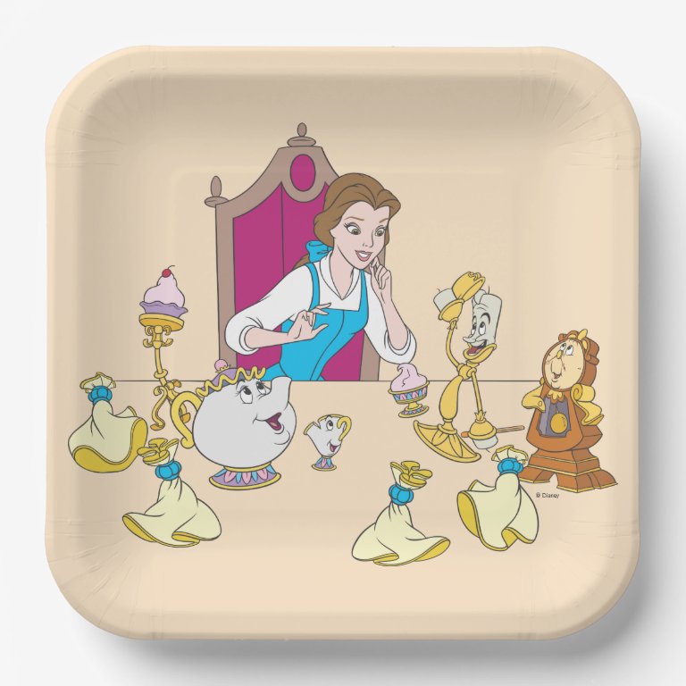 Belle &amp; Friends Paper Plates