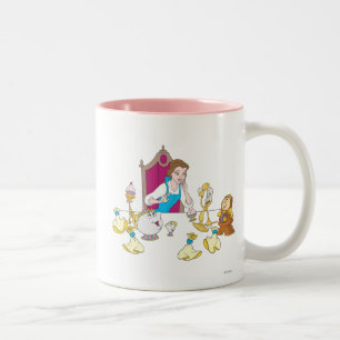 Belle & Friends Two-Tone Coffee Mug