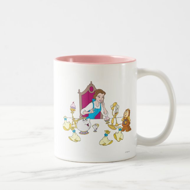 Belle & Friends Two-Tone Coffee Mug (Right)