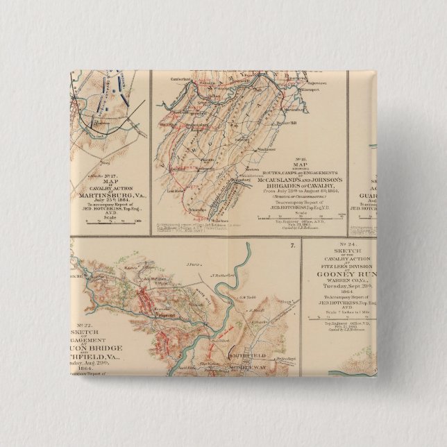 Belle Grove battle Button (Front)