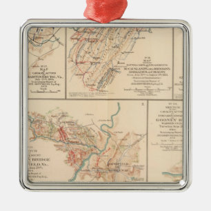 Belle Grove battle Metal Ornament