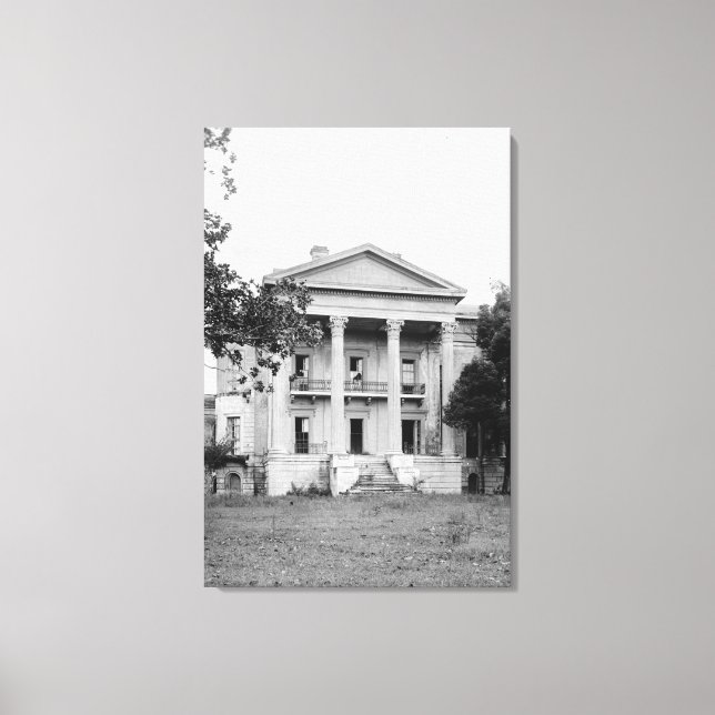Belle Grove Plantation Louisiana Canvas Print (Front)