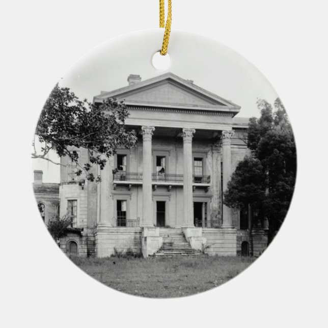 Belle Grove Plantation Louisiana Ornament (Front)