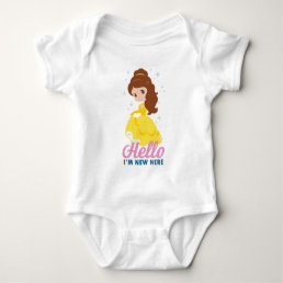 Belle Hello I&#39;m New Here Baby Bodysuit