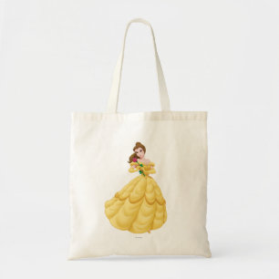 Belle Holding Rose Tote Bag