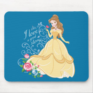 Belle I Love A Good Story Mouse Pad