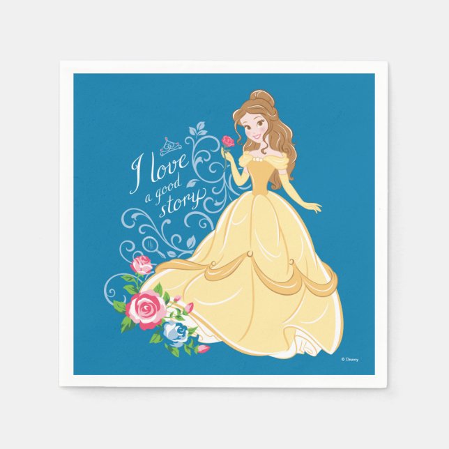 Belle | I Love A Good Story Napkins (Front)
