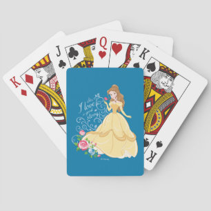 Belle I Love A Good Story Playing Cards
