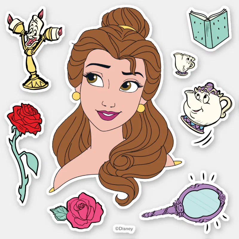 Belle Icons Sticker (Front)