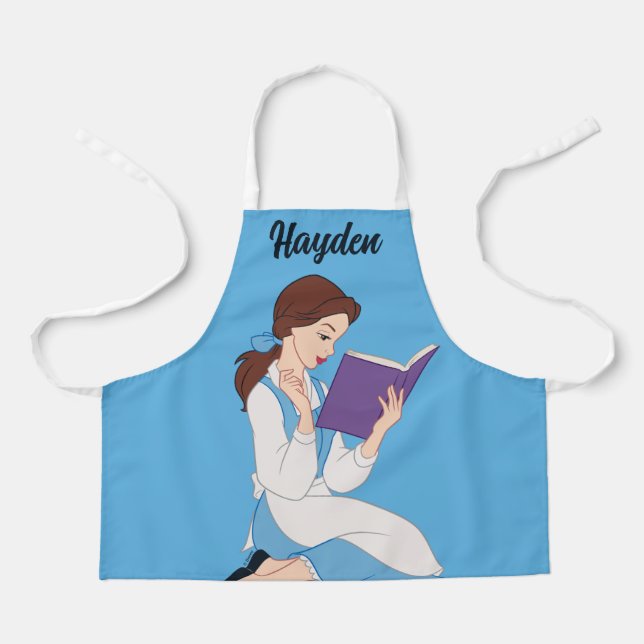 Belle in a Book Apron (Front)