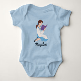 Belle in a Book Baby Bodysuit