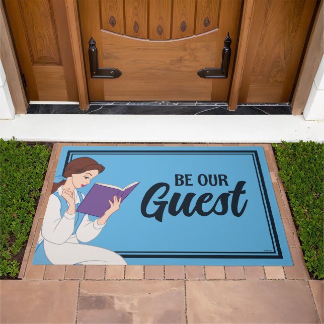 Belle in a Book Doormat (Outdoor)