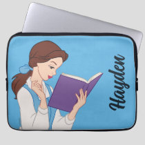 Belle in a Book Laptop Sleeve