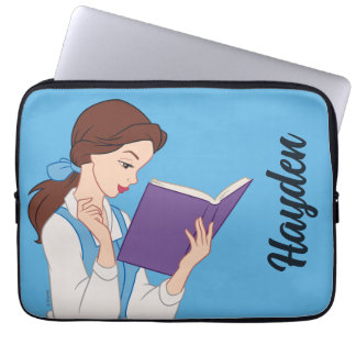 Belle in a Book Laptop Sleeve