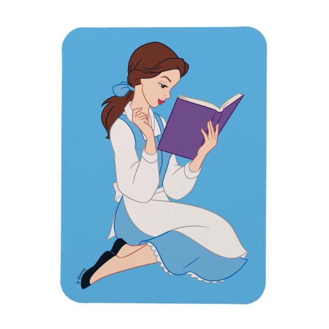 Belle in a Book Magnet (Vertical)