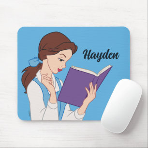Belle in a Book Mouse Pad