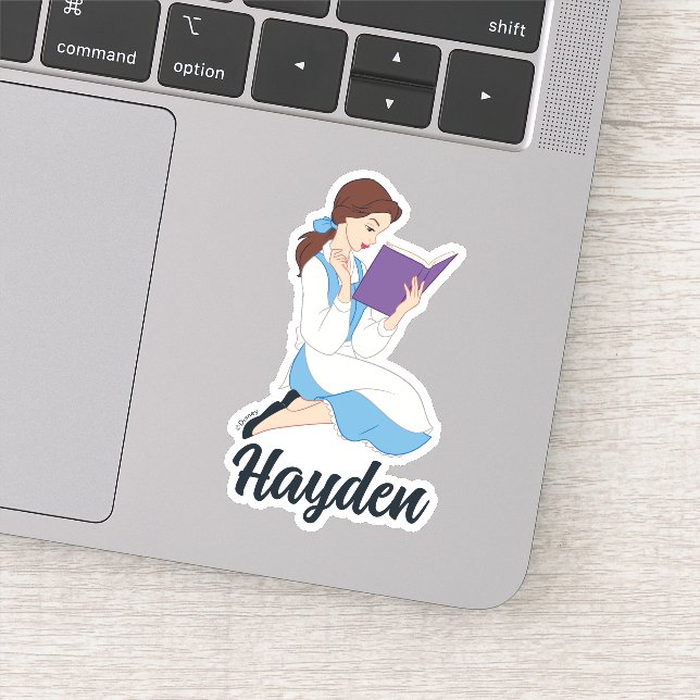 Belle in a Book Sticker (Detail)