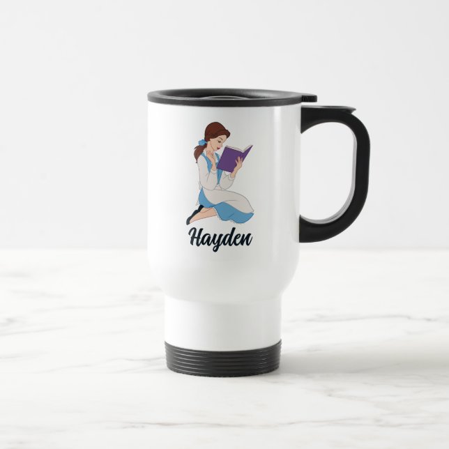 Belle in a Book Travel Mug (Right)