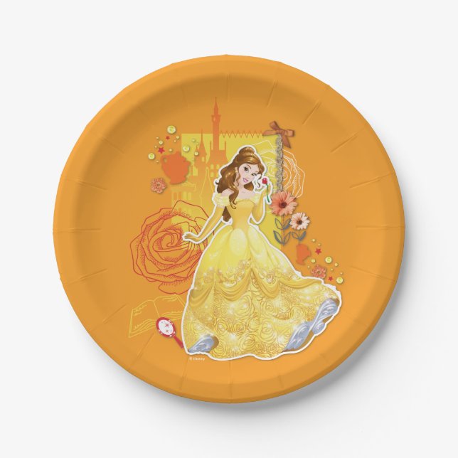 Belle - Inspirational Paper Plates (Front)