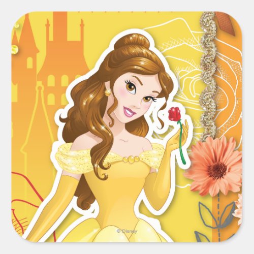 Belle _ Inspirational Square Sticker