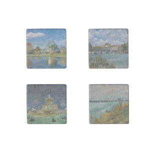 Belle Isle Detroit Stone Magnet