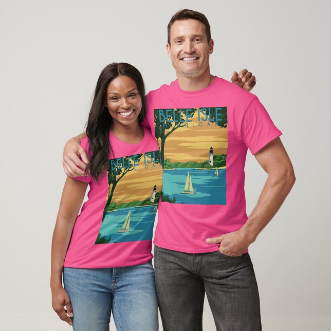 Belle Isle Michigan  T-Shirt (Unisex)