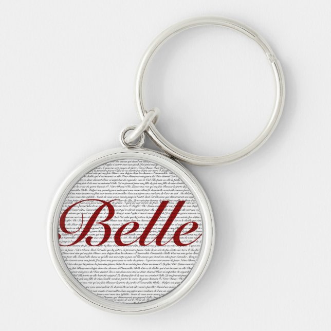 Belle Keychain (Front)