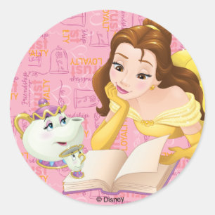 Belle   Loyalty is Royalty Classic Round Sticker