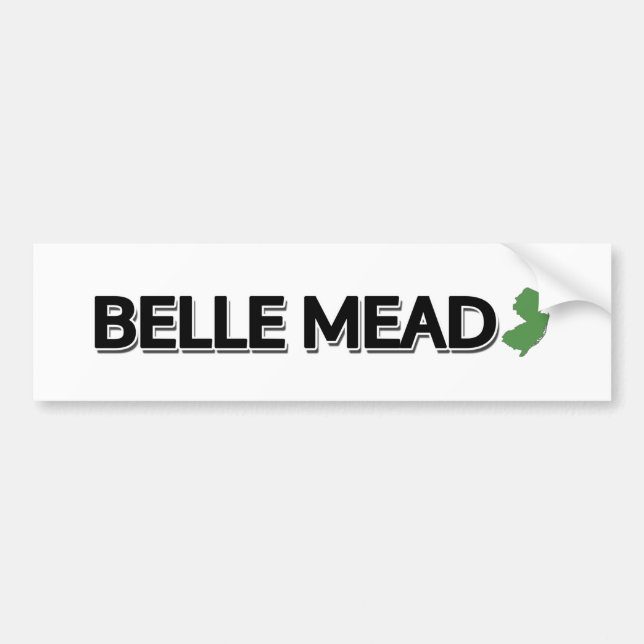 Belle Mead, New Jersey Bumper Sticker (Front)